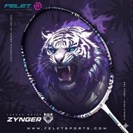 FELET CARBON WOVEN ZYNGER BMT RACKET with free cover (100%Original)
