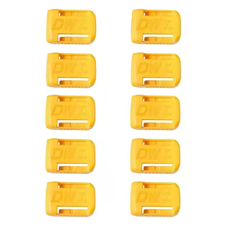 10Pcs Battery Holder For Dewalt 18V 20V Wall Mount Battery Dock Holder For Dewalt Tool 18V-60V Batte