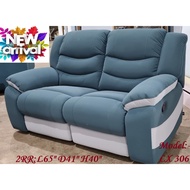 ADELAIDE  306 High Back Big Size Modern Sofa SET Available in FABRIC / CASA LEATHER With/Without Recliner Mechanism