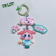 TAYLOR1 Crybaby Key Ring, Kite Bell Handmade Doll Keychain, Funny Resin Anime Creative Cartoon Pendant Bag