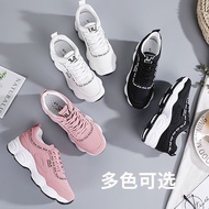 💥 New sneaker woman, casual shoes running korean white shoes