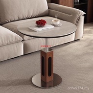 Solid Wood Corner Middle Table Designer Sense Table Coffee Table Small Apartment Lift Small Round Cr
