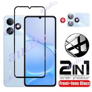 Realme Note 80 4G 2in1 Tempered Glass Film For realme Note 80 80x Note80 Note80x 4G Screen Protector
