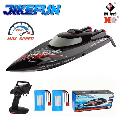 WLtoys WL916 RC Boat 2.4Ghz 55KM/H Brushless High Speed Racing Ship Remote Control Speedboat Toys Fo