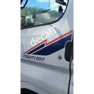 Hyundai Mighty 2017 Truck Sticker. Mighty Hyundai 2017 Truck Sticker. Hyundai Mighty 2017 Truck Stic