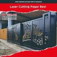 Pagar Rumah minimalis | Laser cutting motif