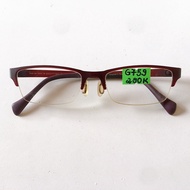 G759: Japanese domestic eyeglass frames brand Jins (MUN-18S-183DC), designed in Tokyo, made in China