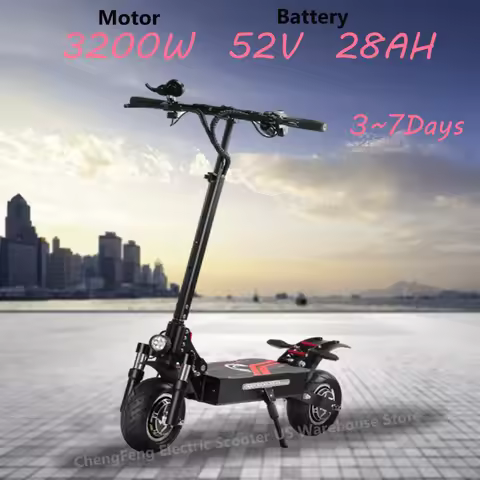Electric scooter new Q7PROMAX 3200W 52V 28AH Dual motor 110km range for adults Outdoor Off-road Elec