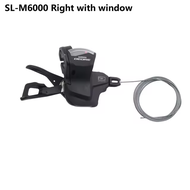 Shimano M6000 Shifter Lever Right Side 10Speed Black With/Without Window Left Side 2/3Speed SL M6000