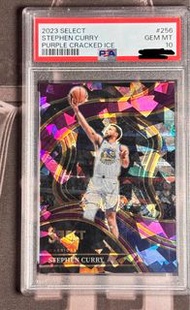 2023 Select Stephen Curry Purple Cracked Ice PSA10  /99 NBA card 籃球球星卡 球員卡