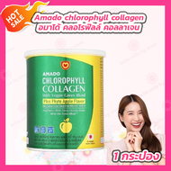 [1 กระปุก] Amado chlorophyll collagen อมาโด้ คลอโรฟิลล์ คอลลาเจน [100 กรัม]