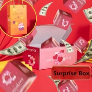 Bounce Box Valentine's Day Creative Surprise Bounce Envelope Box Birthday Money Red Pop Gift I2Z1