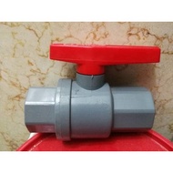 1" PVC BALL VALVE / 1" PLASTIC STOP VALVE / STOP VALVE