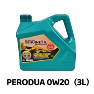 NEW PACKING PERODUA 0W-20 3L FULLY SYNTHETIC ENGINE OIL 0W20 3L ENGINE OIL