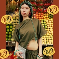 Liko Top Asymmetrical Top Army Green