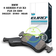 Bendix Euro Plus DB2225EURO Disc Brake Pad Rear - BMW 5 SERIES F10 X3 F25 Z4 E89