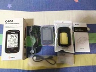 Magene C406 GPS smart bike computer (English version) , FREE Magene Out-Front Bike Mount 、 black sil