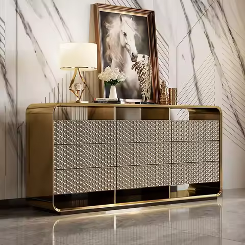 Luxury Fashion Morden Living Room Cabinets Display Storage Drawers Organizer Showcase Cabinet Home C