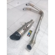Racing exhaust SC Project S1 Ninja 250 FI undercarriage