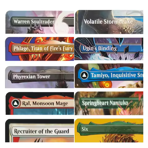 Custom Proxy High Quality Non Foil Cards Ugin's Labyrinth Volatile Stormdrake Warren Soultrader Ugin