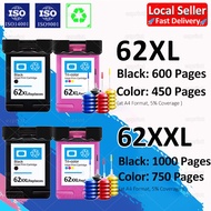 Compatible for HP 62 Ink Cartridge HP 62XL Ink HP 62XXL Ink for ENVY 7640 7643 8005 OfficeJet  200 2