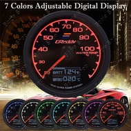 Greddy Racing 7 Color Meter Multi D / A LCD Digital Display Water Temp RPM