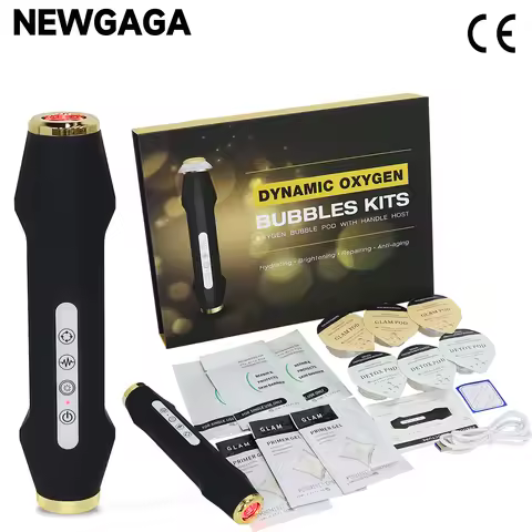 NEWGAGA Facial CO2 Oxygen Bubble Machine Oxygen Jet Spa Capsule Serum Gel Facial Massage Exfoliate R