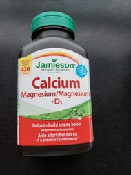 Jamieson Magnesium + D3， 有420粒
