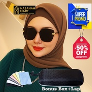 Trendy & Elegant Women's Glasses - Bonus Exclusive Box + Wipe | Hasanah Mart 13