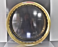 วงล้อ YOKO โยโก สีทองอ่อน ขอบยก แพ็กคู่ ขอบ17 1.20 ขอบ17 1.40 แถม ยางรองวงล้อ 1 คู่