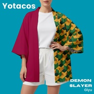 Haori Cardigan Anime Demon Slayer Giyu Tomioka Japanese Cosplay Costume YOTACOS