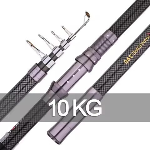 New Telescopic Portable Rotary fishing 2.4M,2.7M,3.6M,3.9M,4.5M Fishing Rod Travel Sea Boat Rock Fis