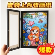 Work Display Frame Certificate Frame Children Art Mounting Picture Frame Photo Frame Simple Storage 