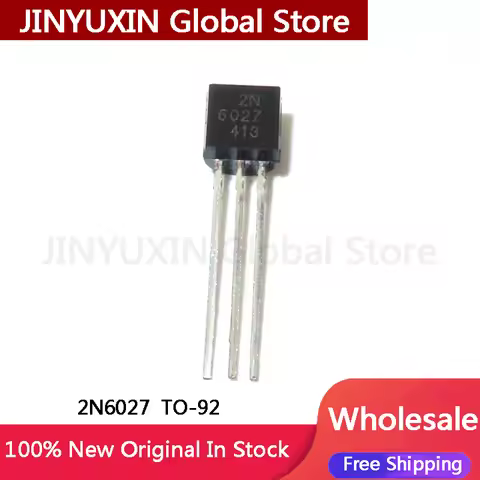 20-100pcs 2N6027 2N6027G TO-92 thyristor single junction transistor IC Chip In Stock Wholesale