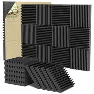 2X12X12inch Acoustic Foam Panels, Self-Adhesive Sound Proof Foam Panels, Acoustic Foam Panels Self A