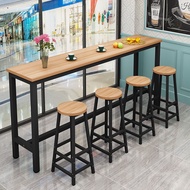 120cm/140cm/160cm/180cm bar table high stool dining table bar wall long table