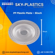 Disposable PP Plastic Plate 9inch | 50pcs± BENXON PL09