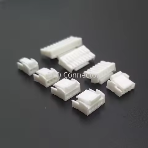20PCS GH1.25 1.25mm Plastic Shell With Lock Plug Connector For GH 1.25 Pin Header Socket 2P 3P 4P 5P
