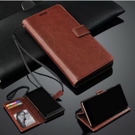 Blackberry Aurora Flip Cover Wallet Kancing Leather Case Standing