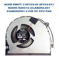 ACER SWIFT 3 SF314-43 SF314-511 N20H3 N20C12 23.AB2N2.001 23AB2N2001 4 PIN 5V CPU FAN