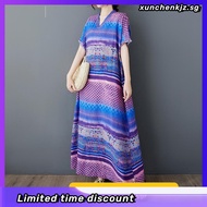 S-5XL - Readymade Cotton Punjabi Suit - Nirmalya Hand Printed 3Pc Set, ST1225