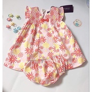 Smock floral dress Set + Sergent Major chip made in France