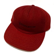 MERAH Vintage Pendleton Outdoors Man Wool Hat Red Size 7 1/ 4 Head Circumference 58-59 cm Made in US