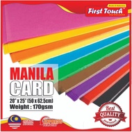[Part 2/2] Manila Card 170gsm (Cyber Colour / Fluoresence Colour) 51cm x 62.5 cm Kad Manila Kertas W