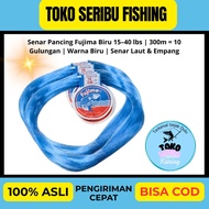 Fujima Fishing Line 15–40 lbs | 300m = 10 Rolls | Color biru | Sea & Purple Strings