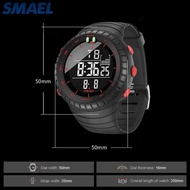 SMAEL 1237 Men's Electronic Watch with Lighting for Sports and Outdoor Activities