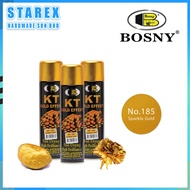 Bosny KT-185 Sparkle Gold Spray Paint KT Gold Effect/Spray Emas KT-185 1 can