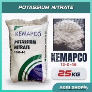 (FULL BAG) Agrishop KEMAPCO 25kg Potassium Nitrate 13-0-46 (PN) | Macro Nutrients | Fertilizer Baja 
