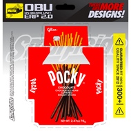 Motorcycle OBU decal sticker Design pack 1 Pocky