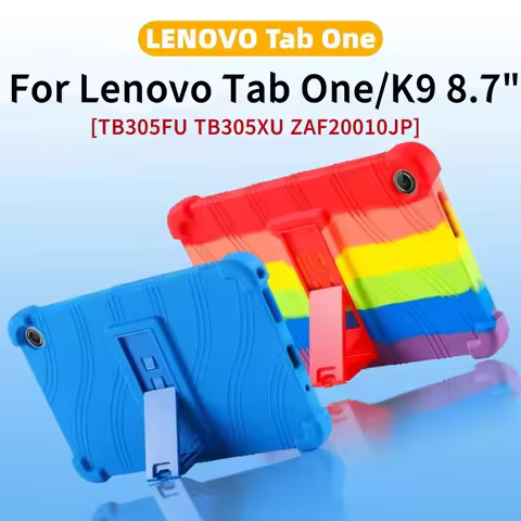 For Lenovo Tab One/Tab K9 8.7 inch 2025 TB305XU/TB305FU Tablet Shockproof Cover Kids Soft Silicon St